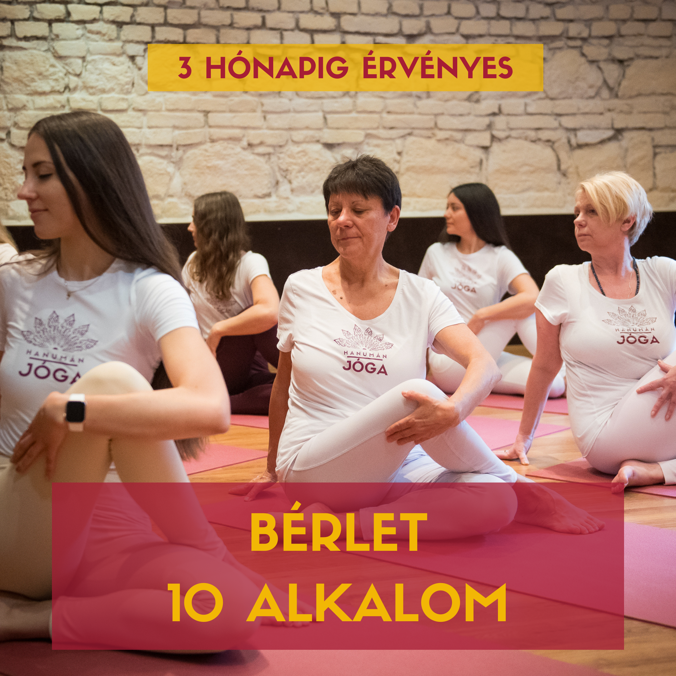 10 alkalmas bérlet (3 hónapra)